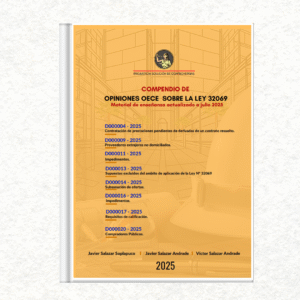 COMPENDIO DE OPINIONES OECE SOBRE LA LEY 32069 Material de enseñanza actualizado a julio 2025